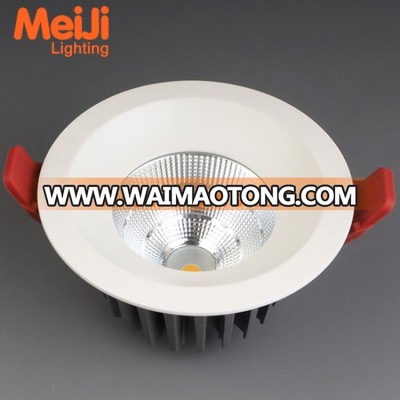 Zhongshan China Manufacturer 3 Years Warranty Recessed Round 7W 10W 12w 15w 18w 20W 30w Dimmable Cob Led Downlight